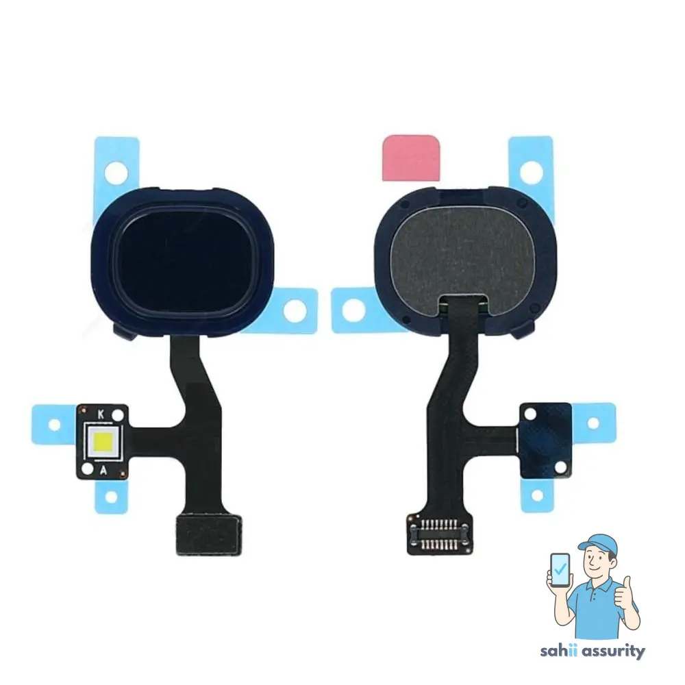 Fingerprint Sensor with Flex Cable for Samsung Galaxy M31 Black